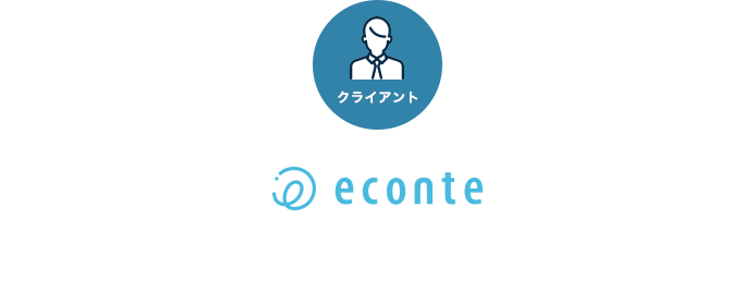 クライント → econte